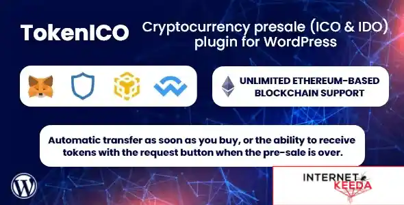 TokenICO - Cryptocurrency presale (ICO & IDO) plugin for WordPress v1.1.2 70425