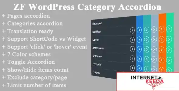 ZF WordPress Category Accordion v2.5.1 70394