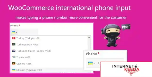 WooCommerce international phone input v2.1.3 70317