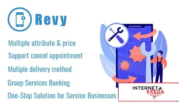 Revy - WordPress booking system for repair service industries v1.7 70278