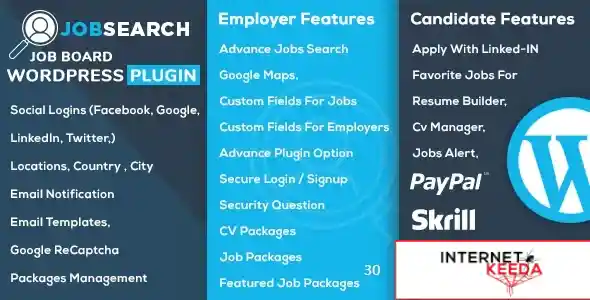 JobSearch WP Job Board WordPress Plugin v1.9.3 70321