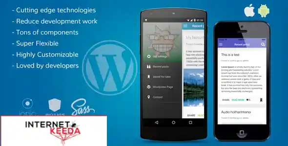 ionWordpress - Wordpress full Integrated mobile app 69015