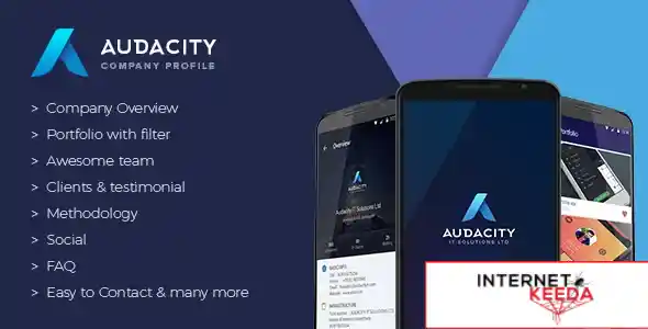 Audacity – Your Company Profile App + Google Analytics 69200