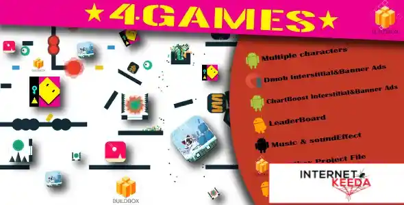 4BuildBox Games with Admob | Chartboost | Leaderboard and No Ads 69259