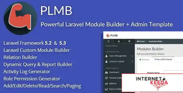 PLMB - Powerful Laravel CRUD Generator - Package Builder + Dynamic Report Builder + Admin Template 6