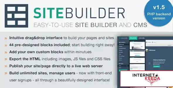 SiteBuilder Lite - Drag&Drop site builder and CMS 69152