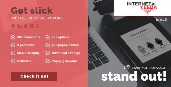 Slick Modal - CSS3 Powered Popups 69101