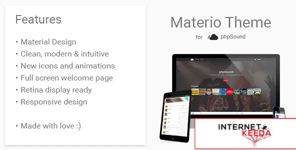 Materio Theme for phpSound 69358