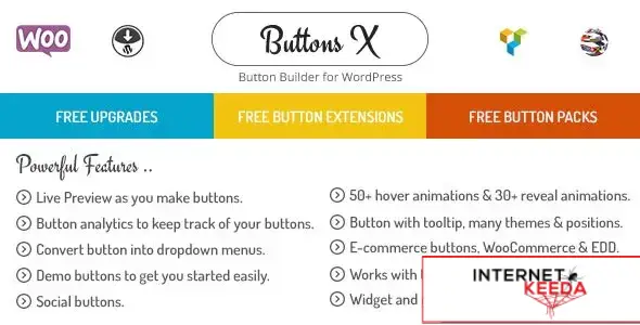 Buttons X - Powerful Button Builder for WordPress v1.6 69355