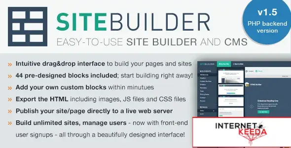 SiteBuilder Lite - Drag&Drop site builder and CMS v1.5 69286