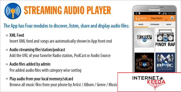 Streaming Audio Player 69187