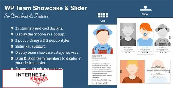 WP Team Showcase and Slider Pro v1.5.0 70423