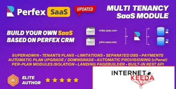 SaaS module for Perfex CRM - Multi Tenancy Support - v1.0.8 70541