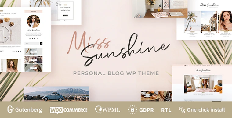 Miss Sunshine v1.0.0 - Lifestyle & Beauty Women Blog32173