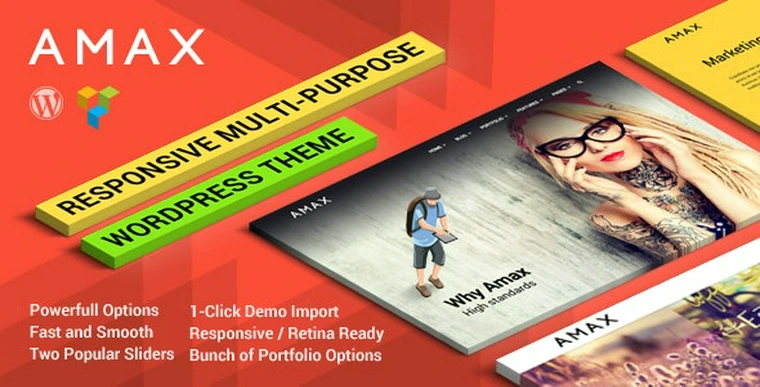 Amax v1.1.10 - Responsive Multi-Purpose WordPress Theme36689