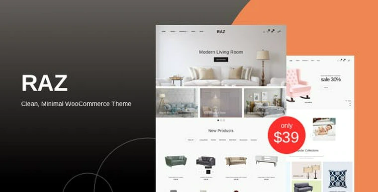 Raz v1.0.0 - Clean, Minimal WooCommerce Theme30837