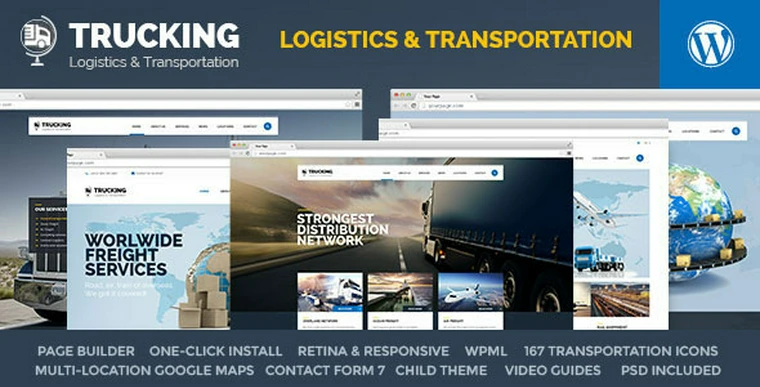 Trucking v1.4.6 - Transportation & Logistics WordPress29583