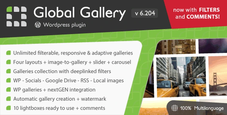 Global Gallery v6.204 - Wordpress Responsive Gallery25762