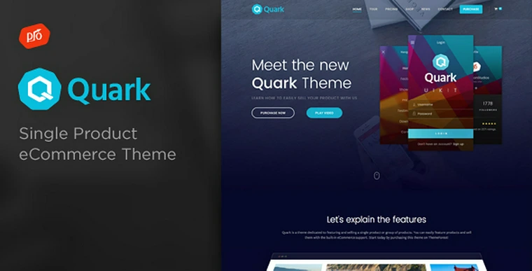 Quark v2.5 - Single Product eCommerce Theme23404