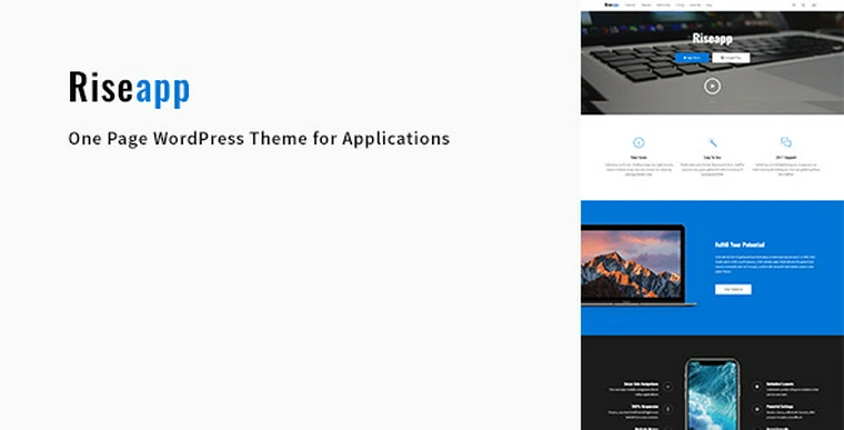 Riseapp v1.0.1 - One Page Theme for Applications25497