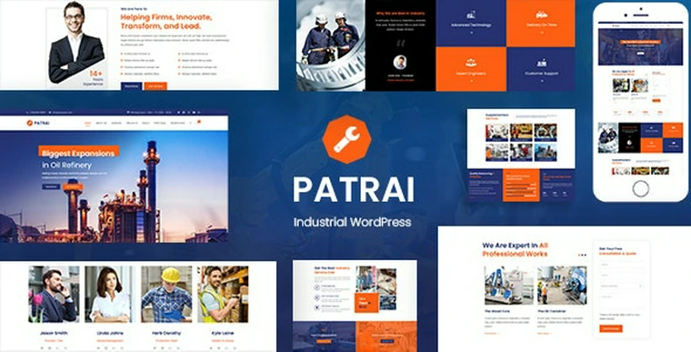 Patrai Industry v1.4 - Industrial WordPress38243