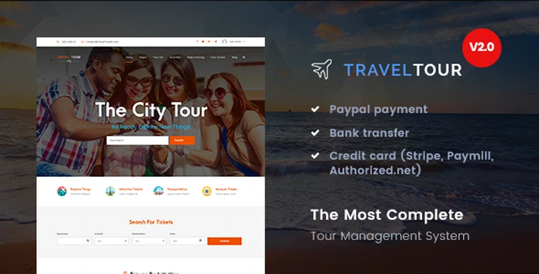 Travel Tour 2.0.6 - Travel & Tour Booking Management System24028