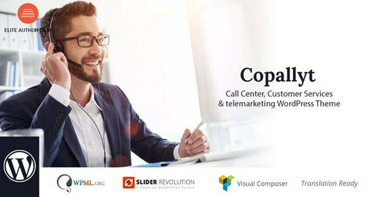 Copallyt v4.0 - Call Center & Telemarketing WordPress Theme44268