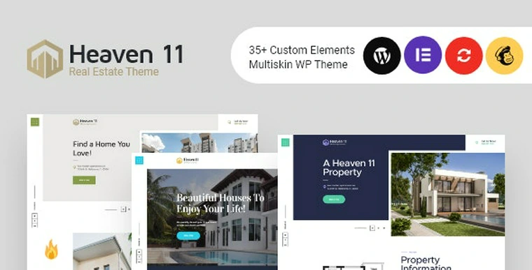 Heaven11 v1.0.7 - Property & Apartment Real Estate WordPress Theme46468