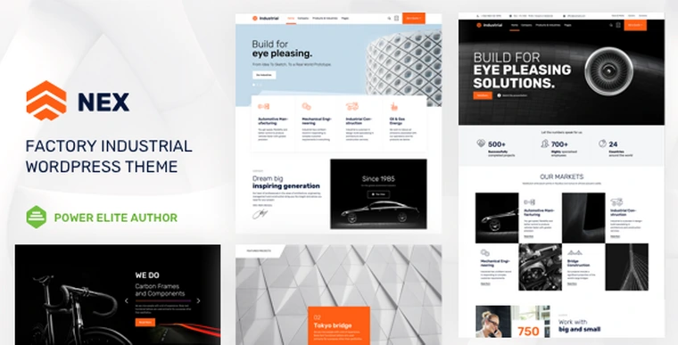 Nex v14.6 - Factory & Industrial WordPress47332