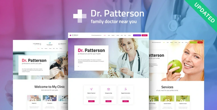 Dr.Patterson v1.0 - Medicine & Healthcare WordPress Theme28375