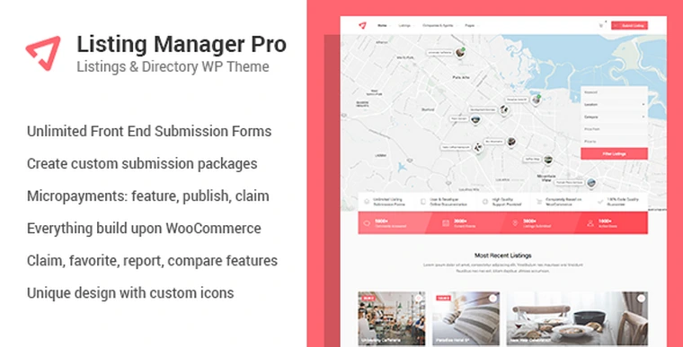 Listing Manager Pro v1.0.9 - Directory Theme for WooCommerce24863