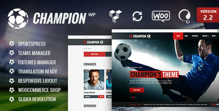 Champion v2.9 - Soccer & Football WordPress Theme25943