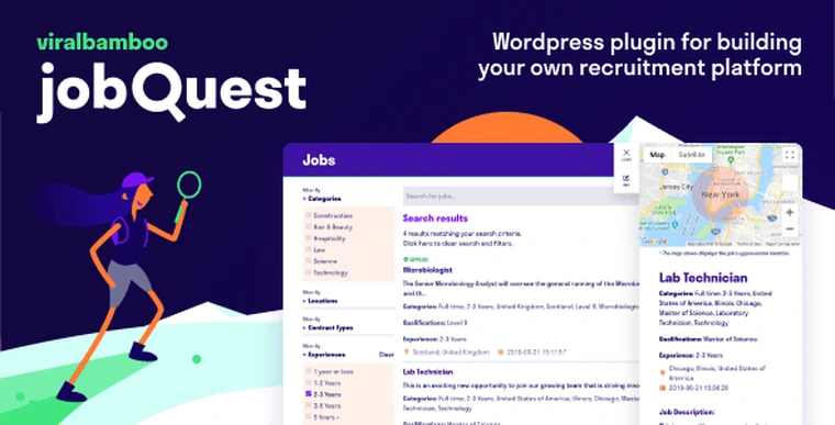 jobQuest v1.0.0 - WP Job Recruitment Board37184