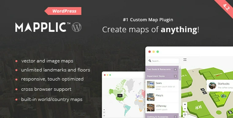 Mapplic v4.2 - Custom Interactive Map WordPress Plugin24589