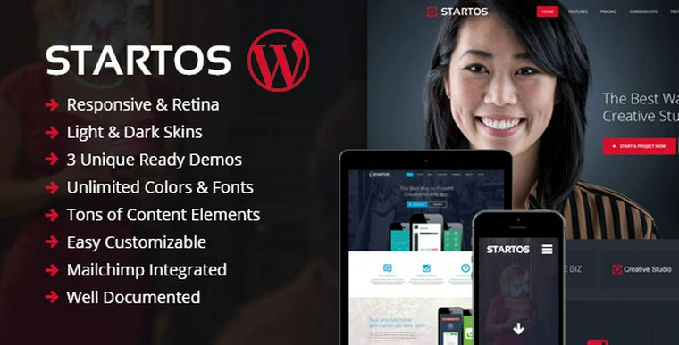 Startos v1.5.0 - Modern App Landing Page Theme30878