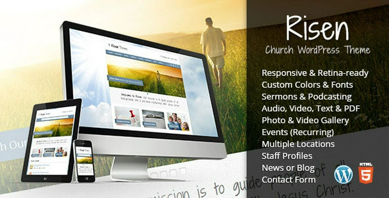 Risen v2.5 - Church WordPress Theme (Responsive)24087