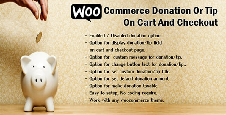 WooCommerce Donation Or Tip On Cart And Checkout v1.424788