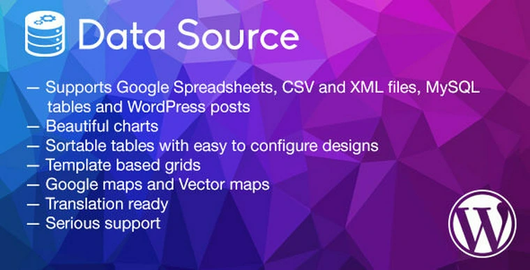 Data Source v1.2.3 - charts, tables, maps and data grids24290