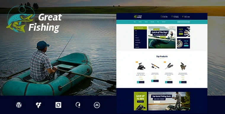 Fishing and Hunting Hobby v1.5.1 - WordPress Theme34014