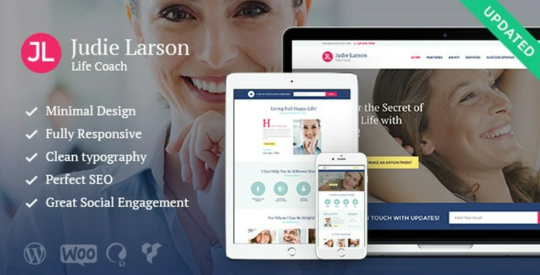 Life Coach and Psychologist Personal v1.9.1 - WordPress Theme33922