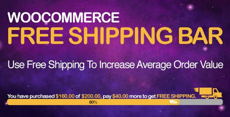 WooCommerce Free Shipping Bar v1.1.5.3 - Increase Average Order Value33083