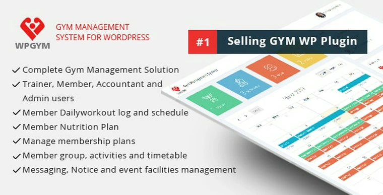 WPGYM v35.0 - Wordpress Gym Management System35865