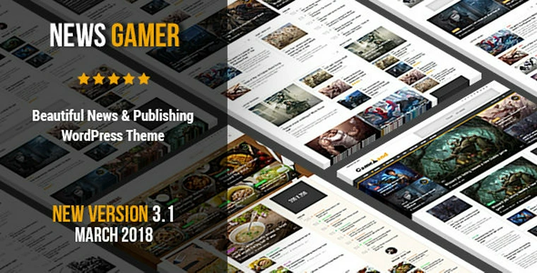 News Gamer v3.1 - Premium WordPress News / Publishing Theme24750