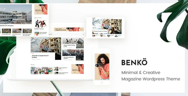 Benko v1.0.1- Creative Magazine WordPress Theme28391