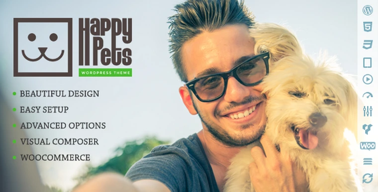 Happy Pets v1.6.1 - A Pet Shop/Services WordPress Theme29548