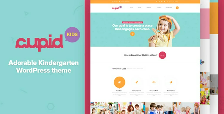 CUPID v1.4 - Adorable Kindergarten WordPress Theme28587