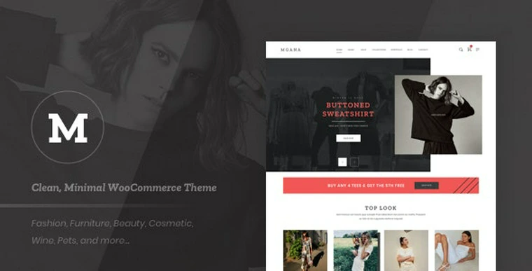 Mgana v1.2.1 - Clean, Minimal WooCommerce Theme46297