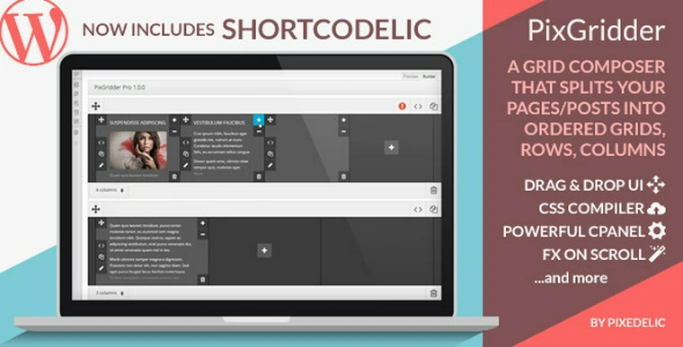 PixGridder Pro v3.3.5 - Page Grid Composer for Wordpress23736