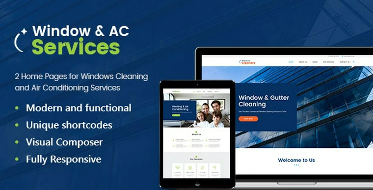 AC Services v1.2.5 - Air Conditioning and Heating Company WordPress Theme34001