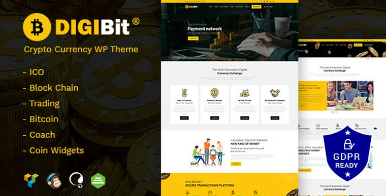 DigiBit v2.2 - Cryptocurrency Mining WordPress Theme46507